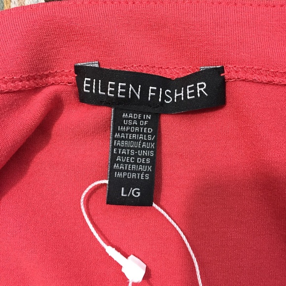NWT Eileen Fisher Squnk S/S Crop Top Sz L A24 - Picture 4 of 8